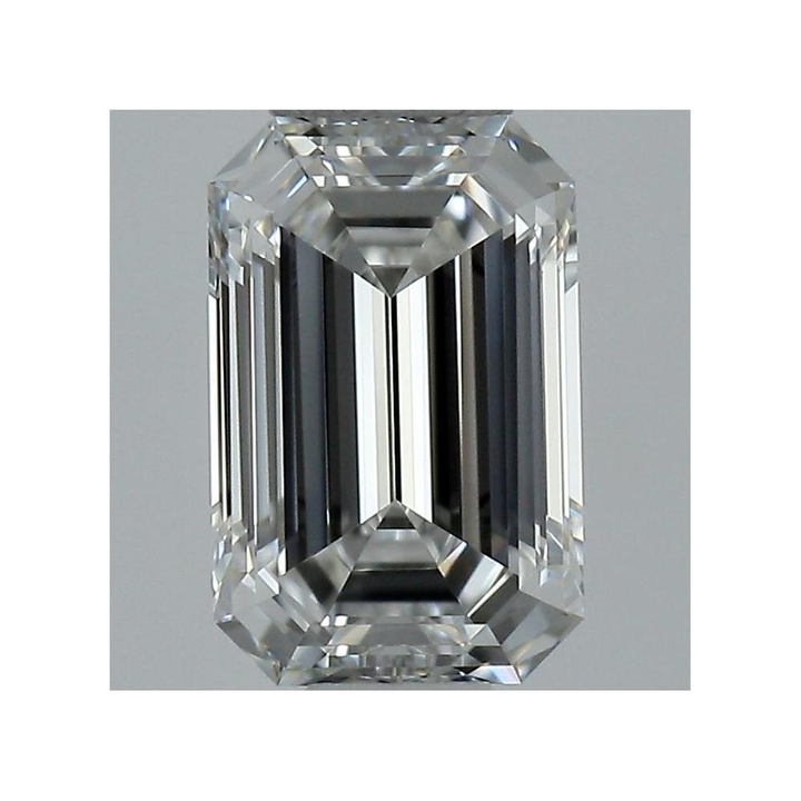 0.51 Carat Emerald Loose Diamond, F, VVS2, Super Ideal, GIA Certified | Thumbnail