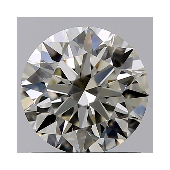 0.81 Carat Round Loose Diamond, J, VS1, Super Ideal, GIA Certified