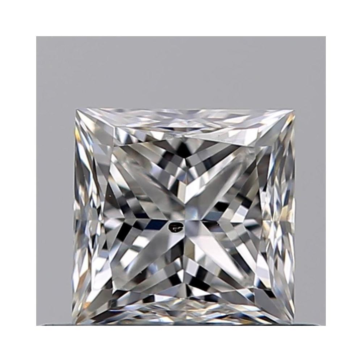 0.50 Carat Princess Loose Diamond, F, SI1, Very Good, GIA Certified | Thumbnail