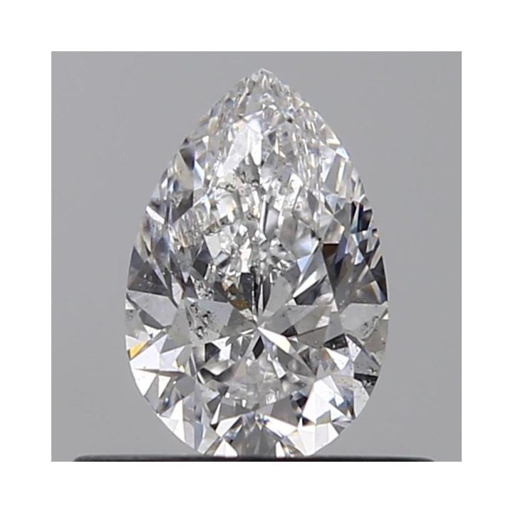 0.50 Carat Pear Loose Diamond, D, SI2, Ideal, GIA Certified | Thumbnail
