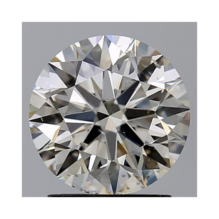 1.82 Carat Round Loose Diamond, L, SI1, Super Ideal, GIA Certified