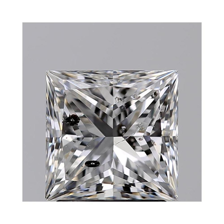 1.76 Carat Princess Loose Diamond, F, I1, Ideal, GIA Certified