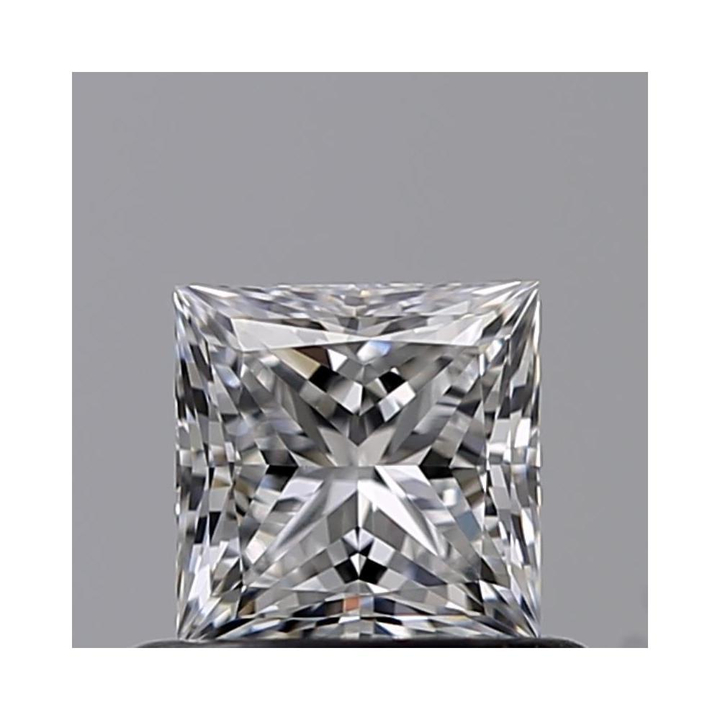0.53 Carat Princess Loose Diamond, D, VS1, Super Ideal, GIA Certified | Thumbnail