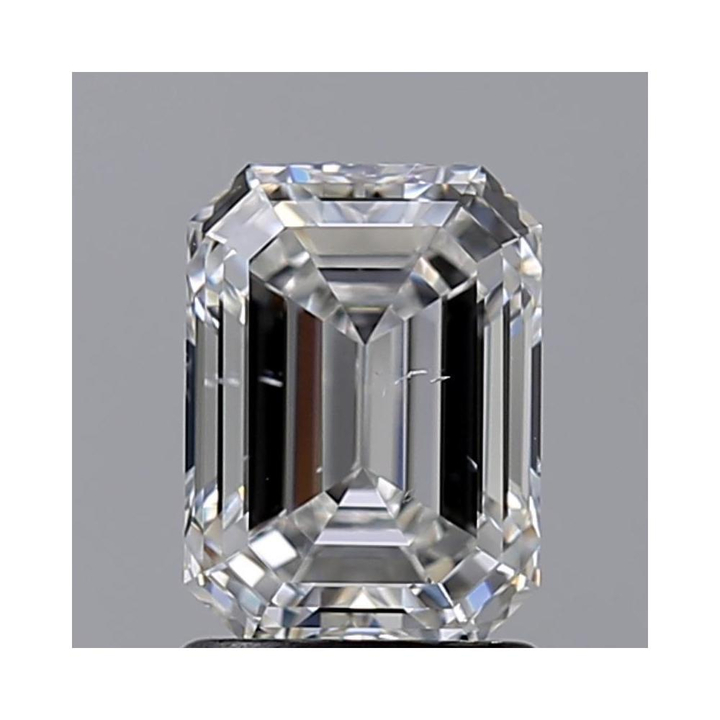 1.52 Carat Emerald Loose Diamond, F, SI1, Super Ideal, GIA Certified | Thumbnail
