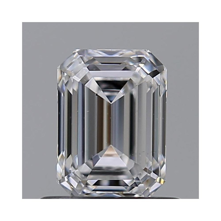 0.71 Carat Emerald Loose Diamond, D, VS2, Ideal, GIA Certified | Thumbnail