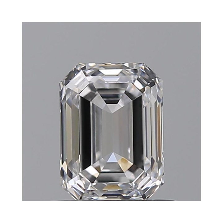 0.71 Carat Emerald Loose Diamond, D, VVS1, Ideal, GIA Certified