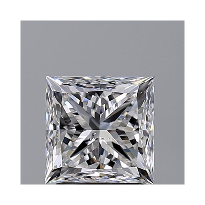 2.01 Carat Princess Loose Diamond, D, SI1, Ideal, GIA Certified | Thumbnail