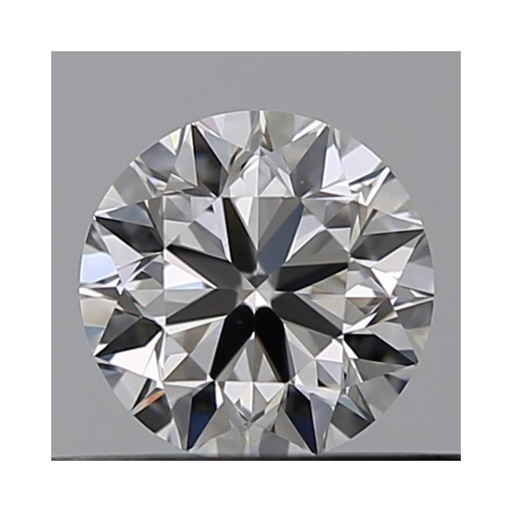 0.45 Carat Round Loose Diamond, F, VVS1, Excellent, GIA Certified