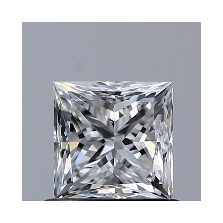 0.70 Carat Princess Loose Diamond, F, VS2, Excellent, GIA Certified | Thumbnail