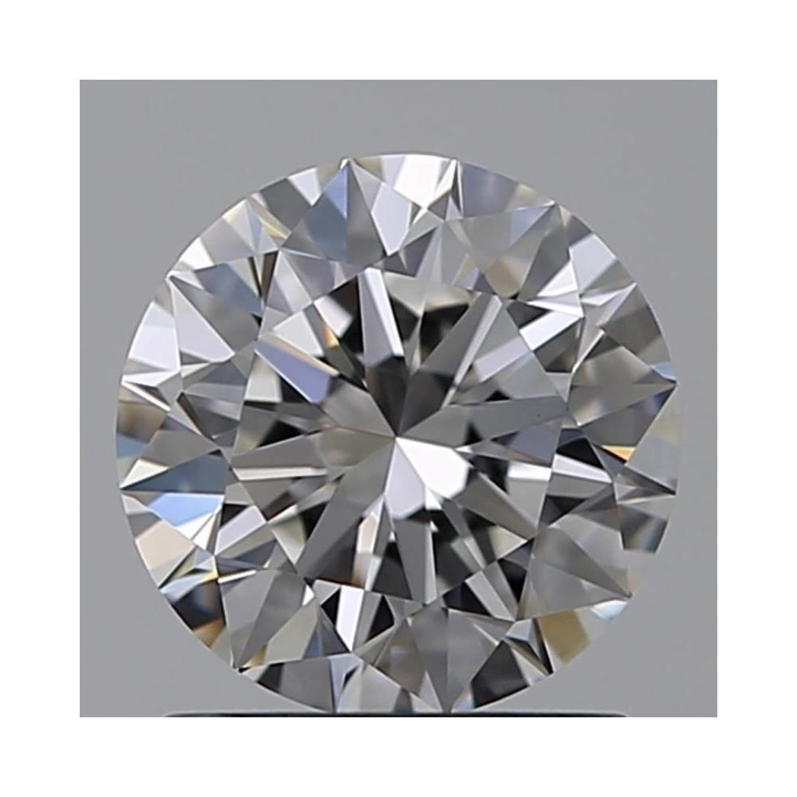0.45 Carat Round Loose Diamond, F, VVS1, Ideal, GIA Certified