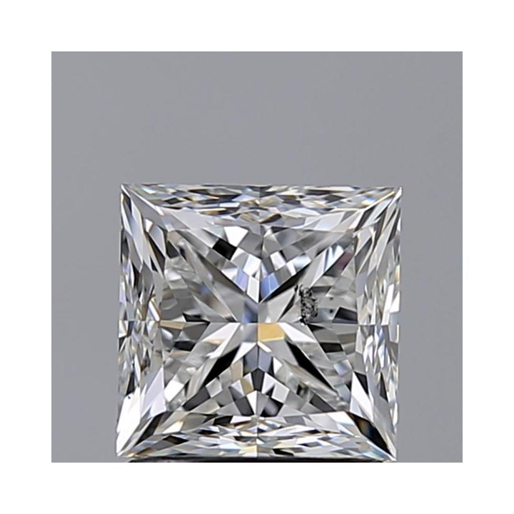1.50 Carat Princess Loose Diamond, F, SI2, Excellent, GIA Certified | Thumbnail