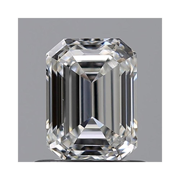 0.74 Carat Emerald Loose Diamond, F, VVS2, Super Ideal, GIA Certified