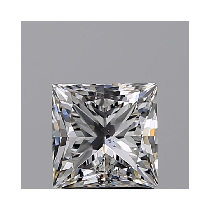 1.50 Carat Princess Loose Diamond, F, SI2, Excellent, GIA Certified | Thumbnail