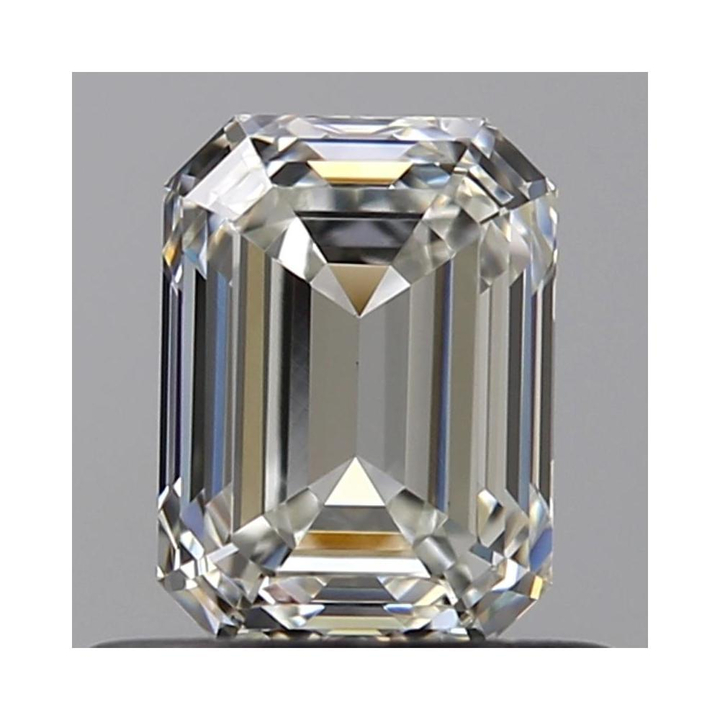 0.61 Carat Emerald Loose Diamond, I, VVS1, Ideal, GIA Certified | Thumbnail