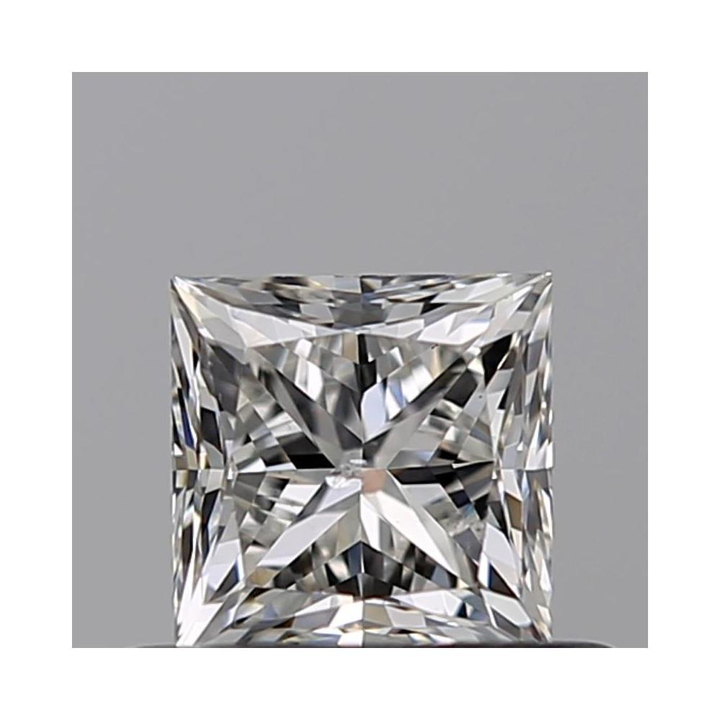 0.50 Carat Princess Loose Diamond, H, SI2, Excellent, GIA Certified | Thumbnail