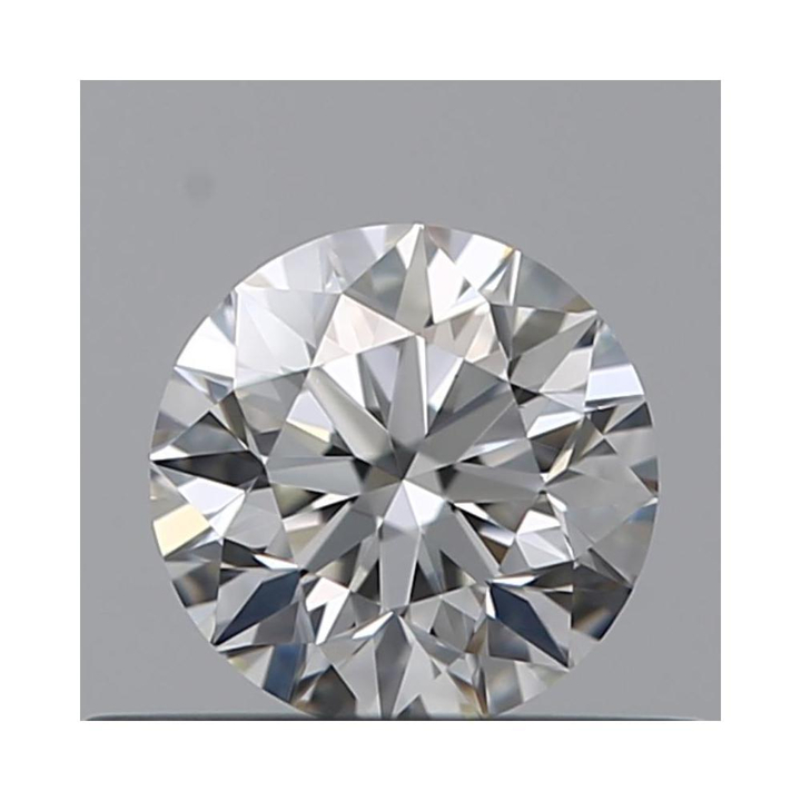 0.45 Carat Round Loose Diamond, H, VVS1, Excellent, GIA Certified
