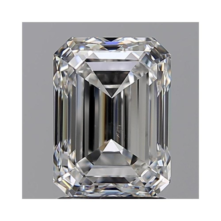 2.01 Carat Emerald Loose Diamond, F, SI1, Ideal, GIA Certified