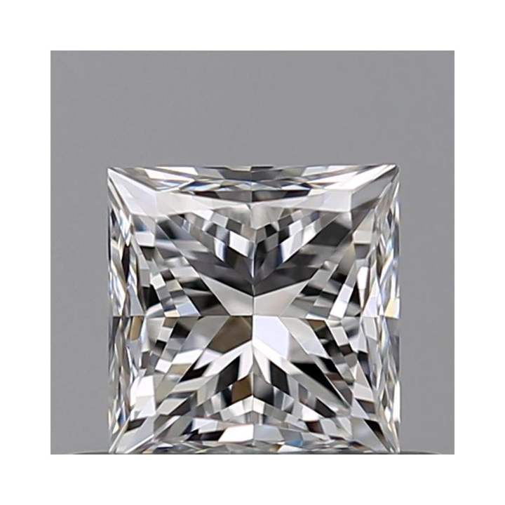 0.50 Carat Princess Loose Diamond, E, VVS2, Very Good, GIA Certified