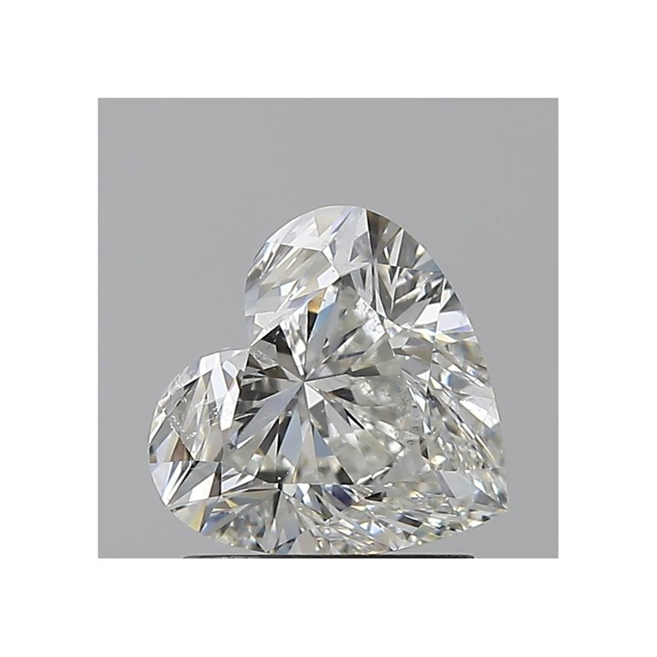 1.51 Carat Heart Loose Diamond, H, SI1, Ideal, GIA Certified | Thumbnail