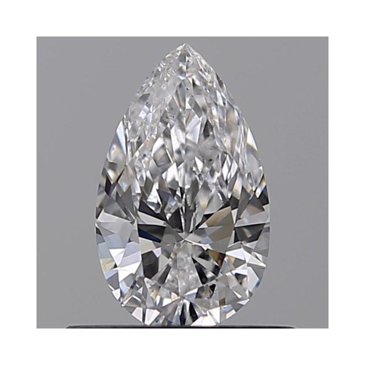 0.56 Carat Pear Loose Diamond, D, SI1, Ideal, GIA Certified | Thumbnail