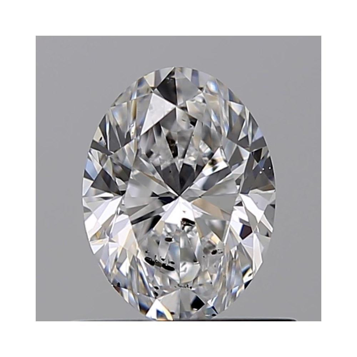 0.71 Carat Oval Loose Diamond, D, SI2, Super Ideal, GIA Certified