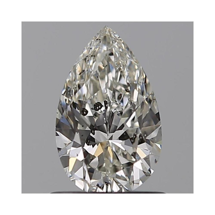 0.70 Carat Pear Loose Diamond, H, I1, Ideal, GIA Certified | Thumbnail