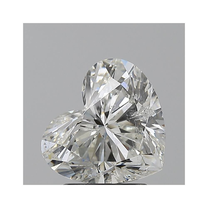 1.96 Carat Heart Loose Diamond, H, SI2, Super Ideal, GIA Certified | Thumbnail