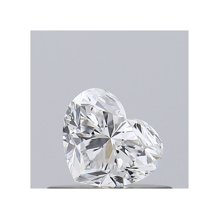 0.40 Carat Heart Loose Diamond, D, VVS1, Super Ideal, GIA Certified