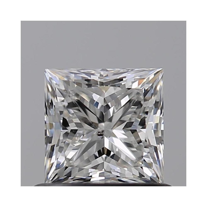0.71 Carat Princess Loose Diamond, F, SI2, Ideal, GIA Certified | Thumbnail