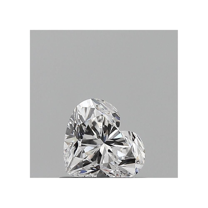 0.50 Carat Heart Loose Diamond, D, VVS2, Super Ideal, GIA Certified