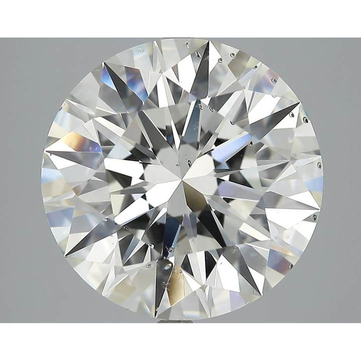 11.11 Carat Round Loose Diamond, J, SI2, Super Ideal, GIA Certified
