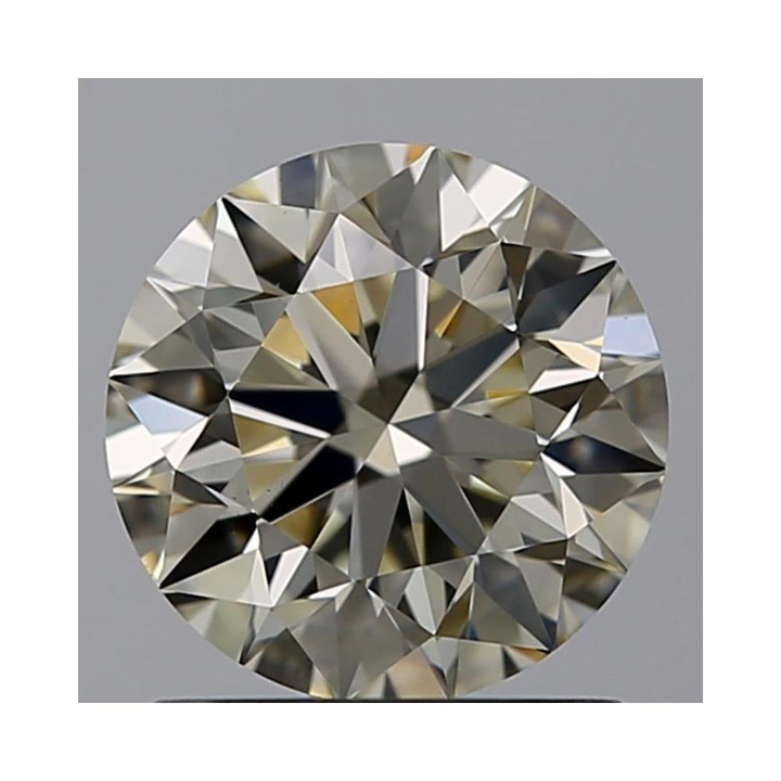 1.08 Carat Round Loose Diamond, N, VVS2, Super Ideal, GIA Certified