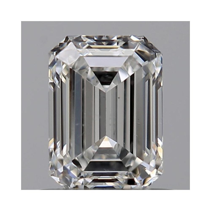 0.55 Carat Emerald Loose Diamond, F, VS2, Ideal, GIA Certified | Thumbnail