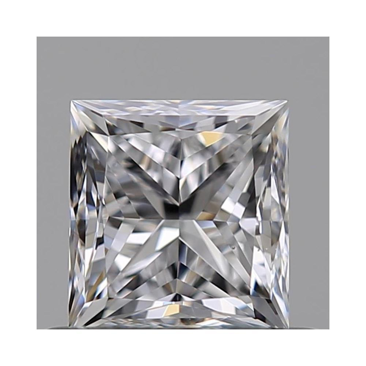 0.61 Carat Princess Loose Diamond, D, VS2, Very Good, GIA Certified | Thumbnail