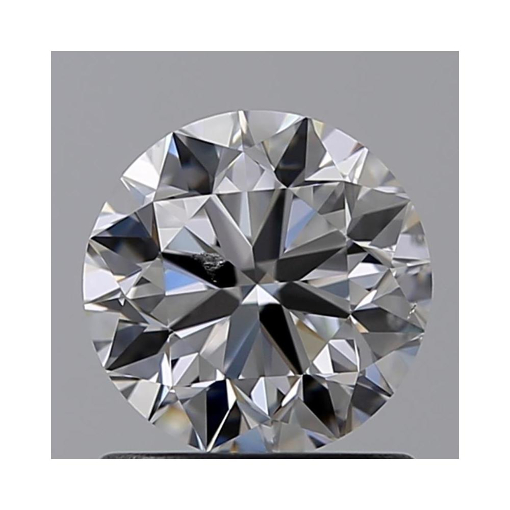 1.00 Carat Round Loose Diamond, F, SI1, Ideal, GIA Certified