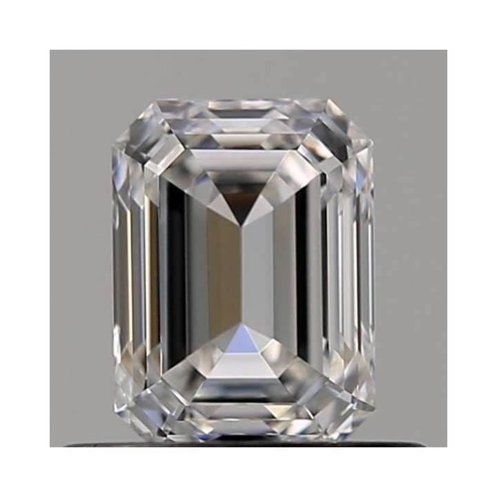 0.50 Carat Emerald Loose Diamond, E, VVS1, Super Ideal, GIA Certified | Thumbnail