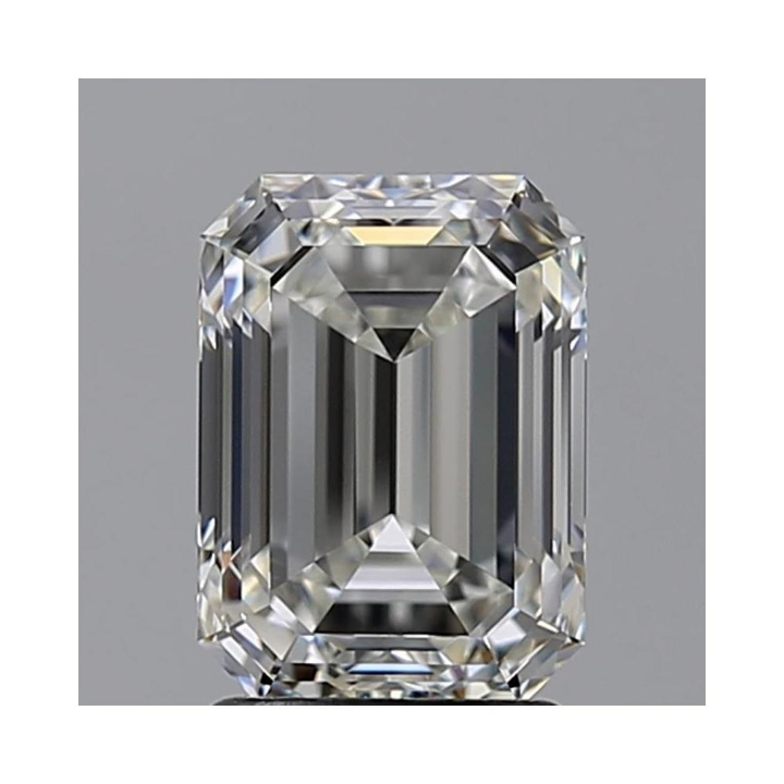 2.06 Carat Emerald Loose Diamond, H, VVS1, Super Ideal, GIA Certified