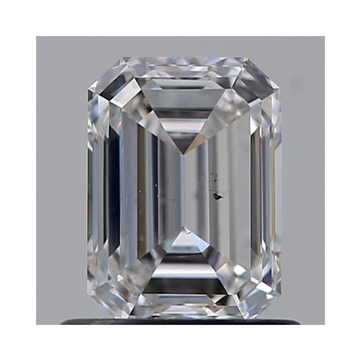 0.76 Carat Emerald Loose Diamond, F, SI1, Ideal, GIA Certified