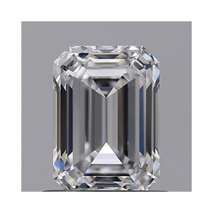 0.82 Carat Emerald Loose Diamond, D, VVS1, Super Ideal, GIA Certified