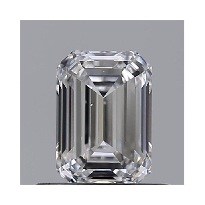 0.50 Carat Emerald Loose Diamond, D, VS2, Ideal, GIA Certified | Thumbnail