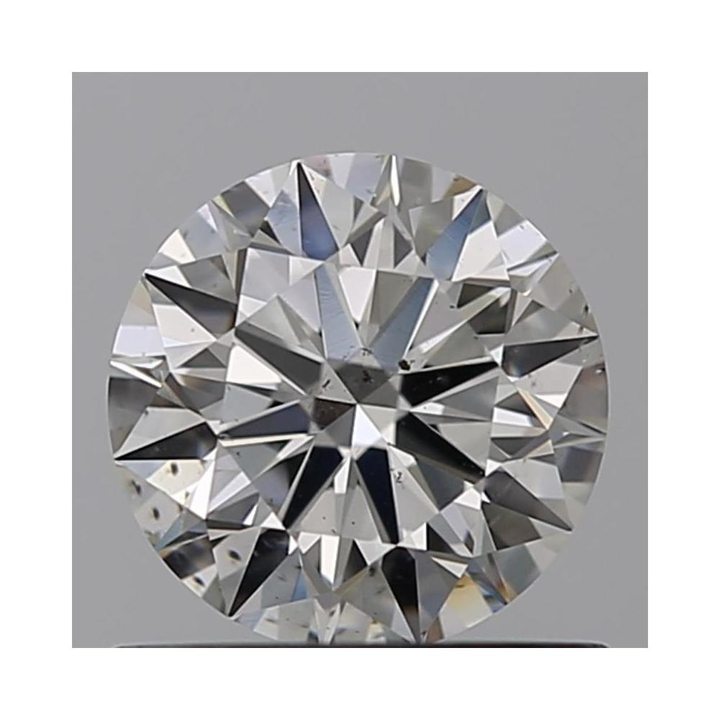 0.80 Carat Diamond, Round, H Color, SI1, GIA, D121465542