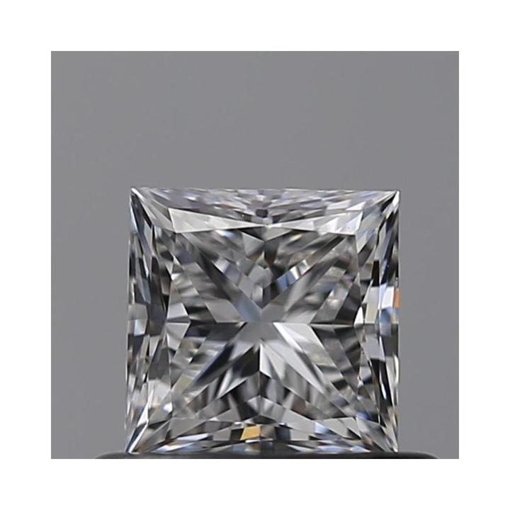 0.51 Carat Princess Loose Diamond, E, VVS2, Super Ideal, GIA Certified