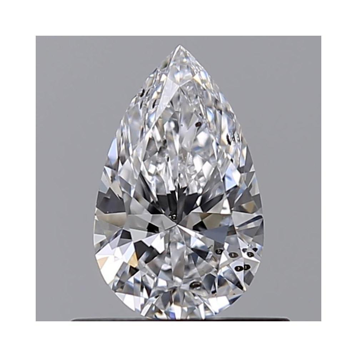 0.60 Carat Pear Loose Diamond, D, SI2, Super Ideal, GIA Certified | Thumbnail