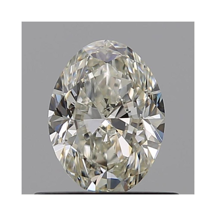 0.63 Carat Oval Loose Diamond, J, SI1, Ideal, GIA Certified