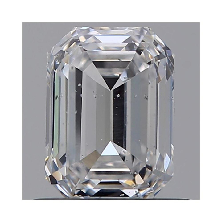 0.73 Carat Emerald Loose Diamond, E, SI2, Ideal, GIA Certified | Thumbnail