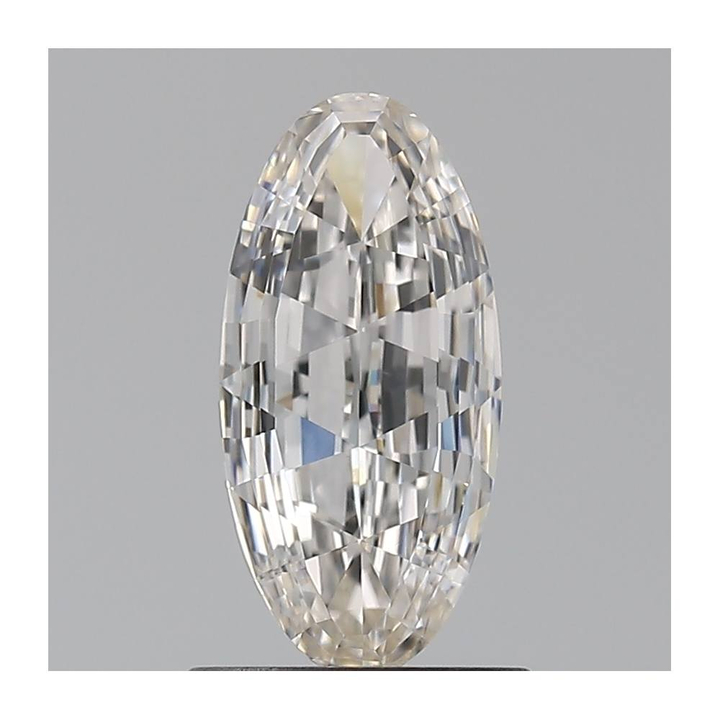 0.90 Carat Oval Loose Diamond, I, IF, Excellent, GIA Certified