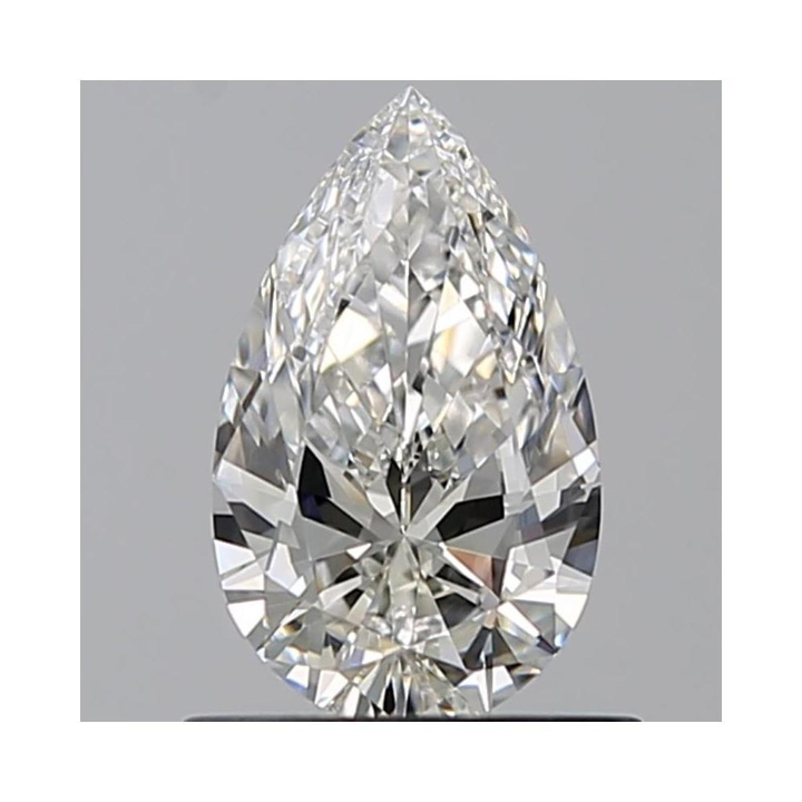 0.73 Carat Pear Loose Diamond, F, VVS2, Ideal, GIA Certified