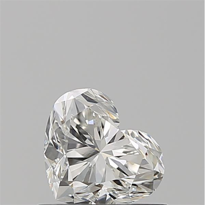 0.70 Carat Heart Loose Diamond, H, VVS2, Super Ideal, GIA Certified