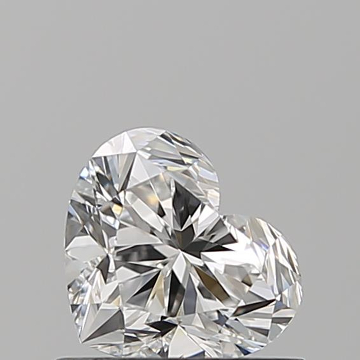 0.77 Carat Heart Loose Diamond, E, VVS2, Super Ideal, GIA Certified