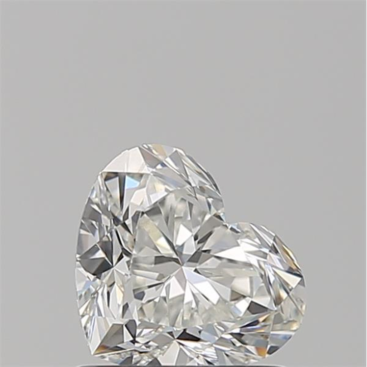 0.84 Carat Heart Loose Diamond, G, VS1, Super Ideal, GIA Certified